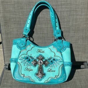 Women’s stud and embroidery purse - NWOT